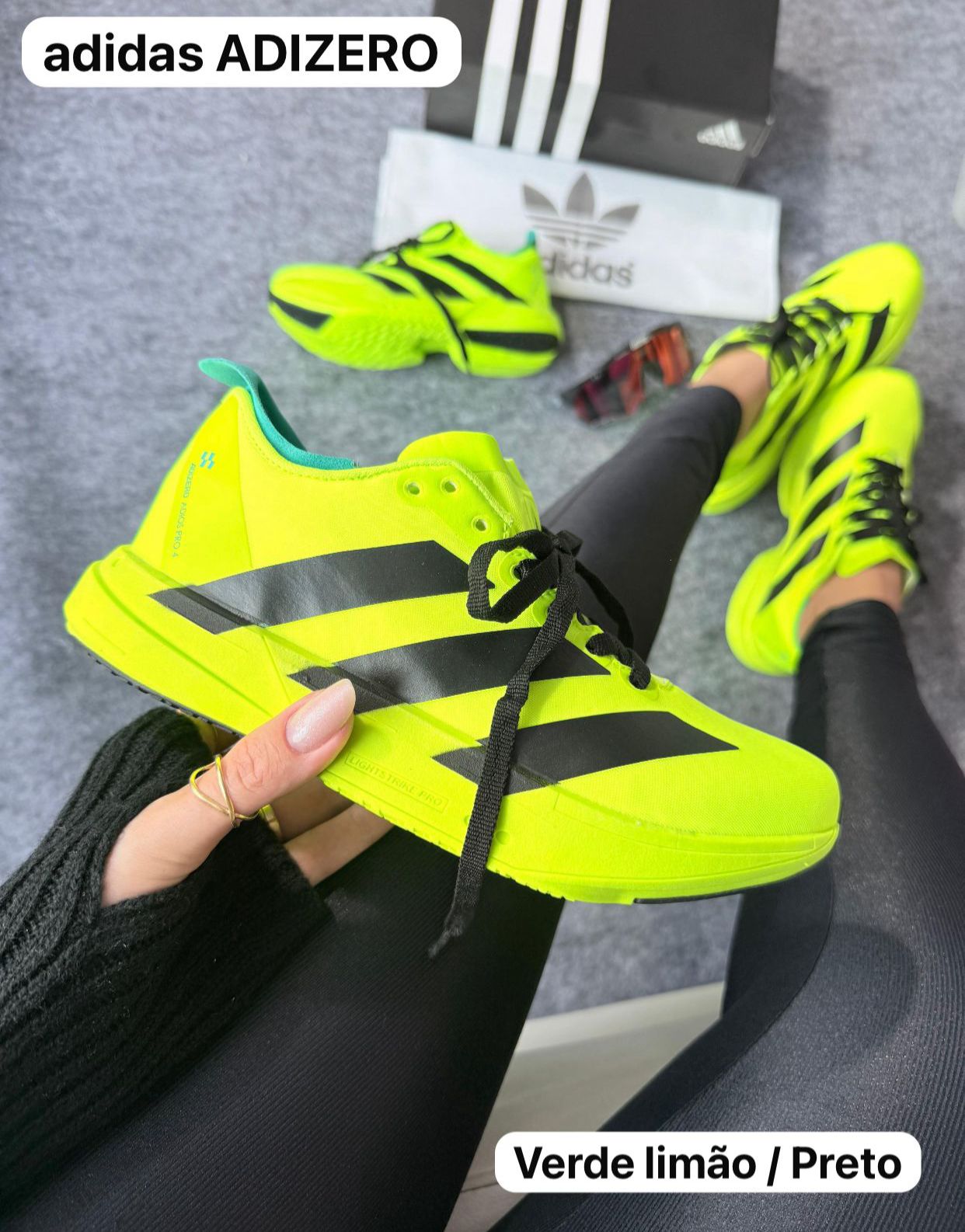 Adizero Adios PRO 4 Verde - Imagem 2