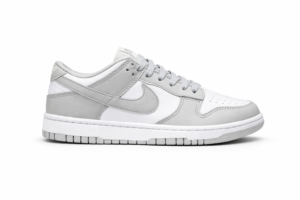 Dunk Low Branco/Cinza