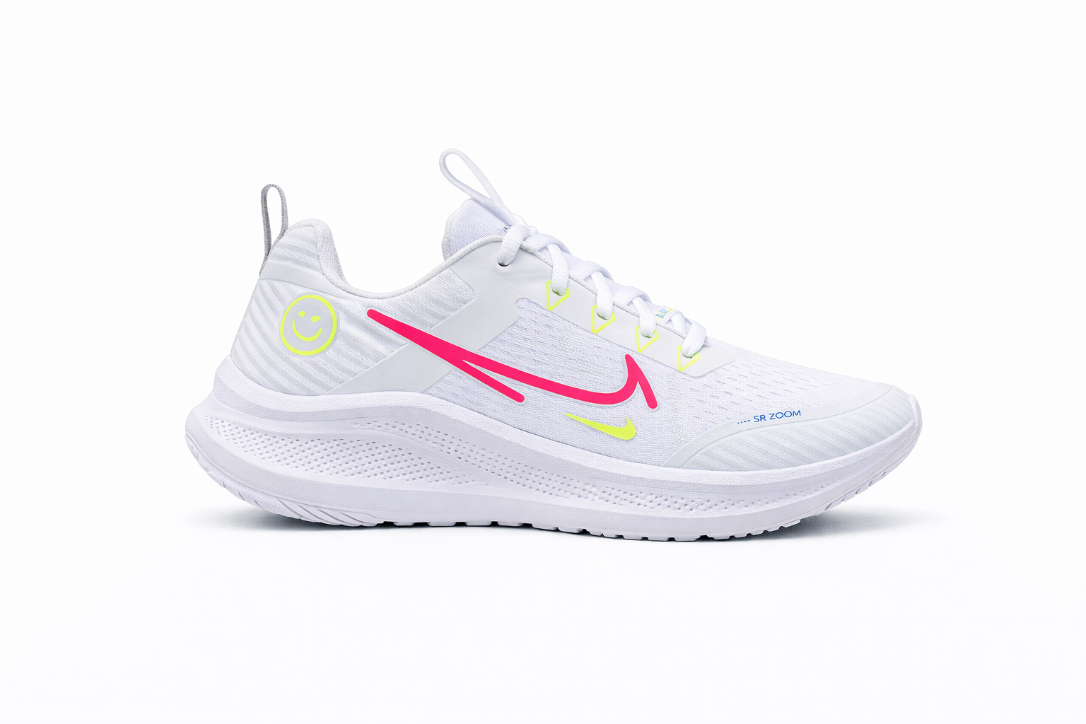 Tenis Adulto NK Neon Branco/Pink