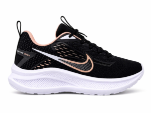 Tenis Adulto NK Preto/nude/branco