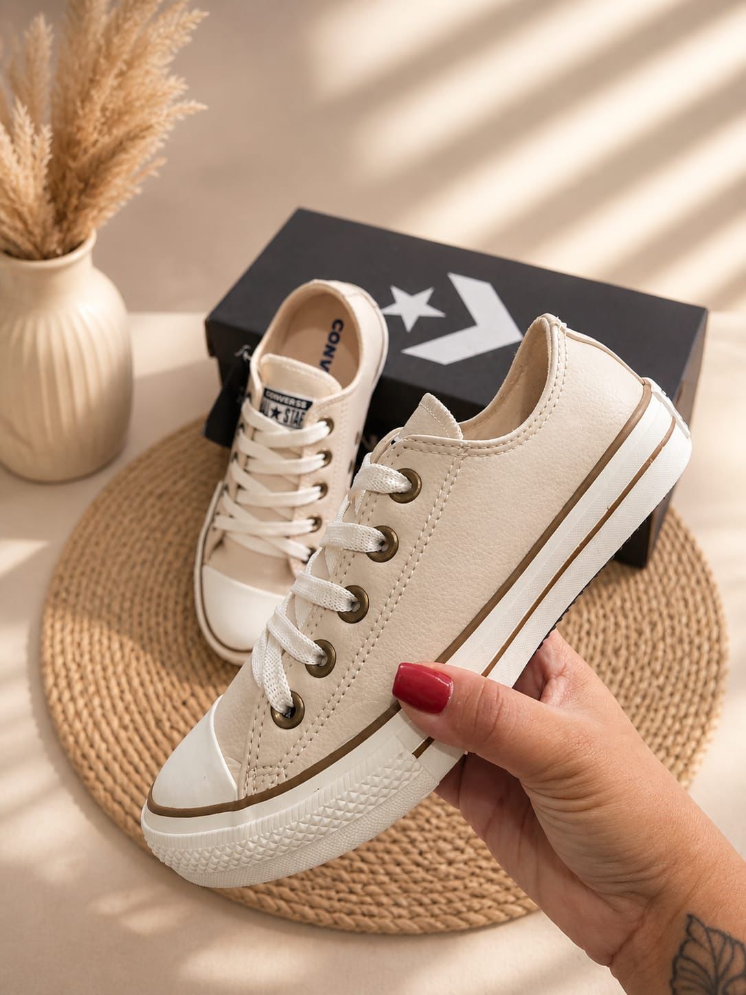 All Star Cano baixo Offwhite (Vulcanizado) - Imagem 2