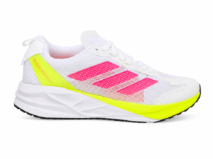 Adizero boston 11 - Branco/Pink/verde