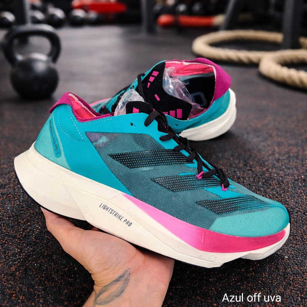 Adizero Adios PRO 3 Azul/Pink - Imagem 2