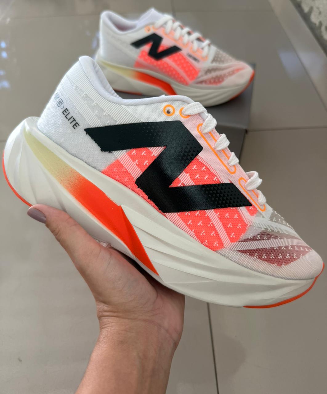 NB FUELCELL REBEL 5 BRANCO/LARANJA - Imagem 2