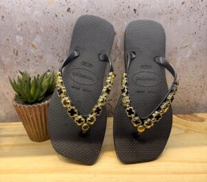Chinelo Dedo Havaianas Fem - Preto