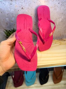 Chinelo Dedo Floresça Fem - Pink