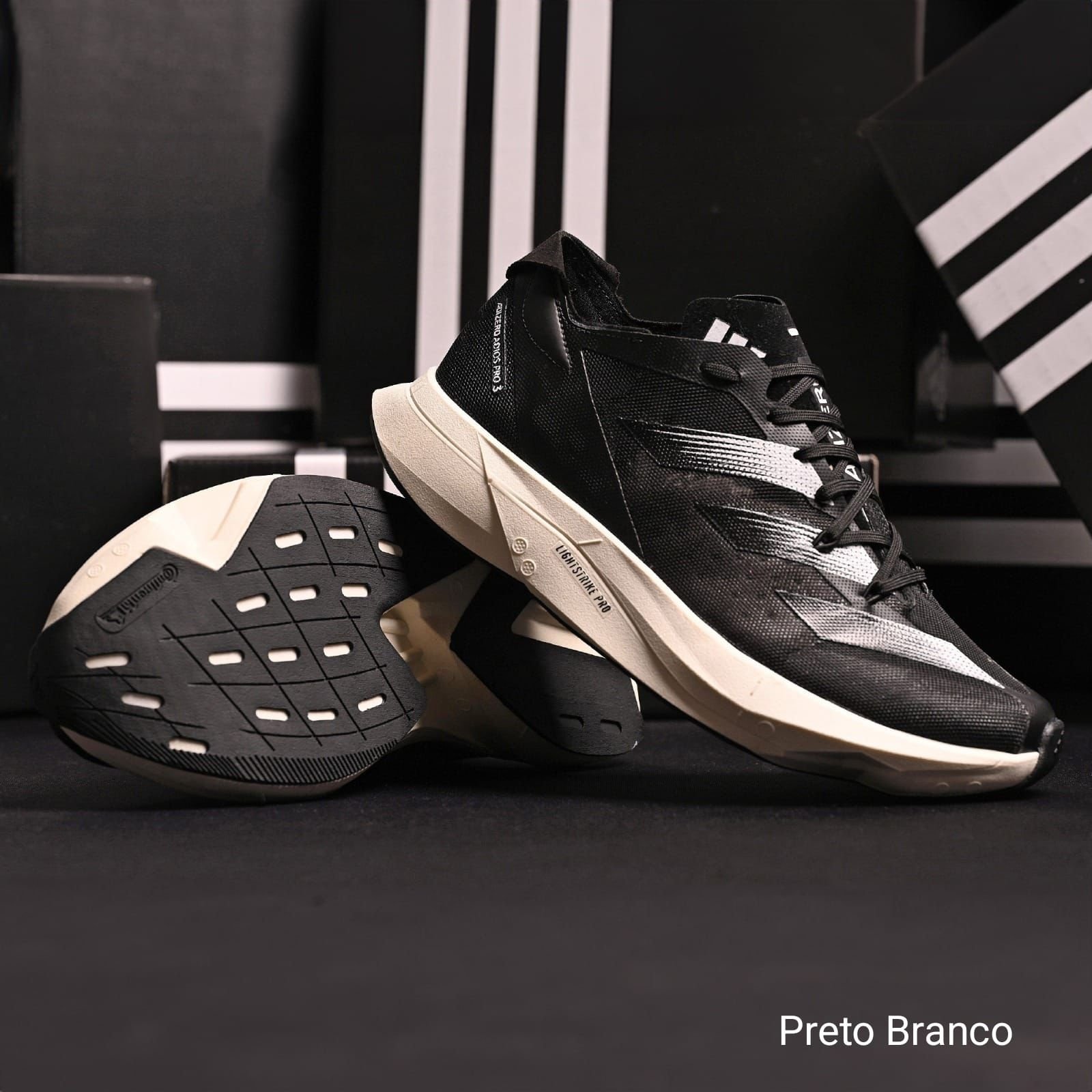 Adizero Adios PRO 3 Preto/branco - Imagem 2
