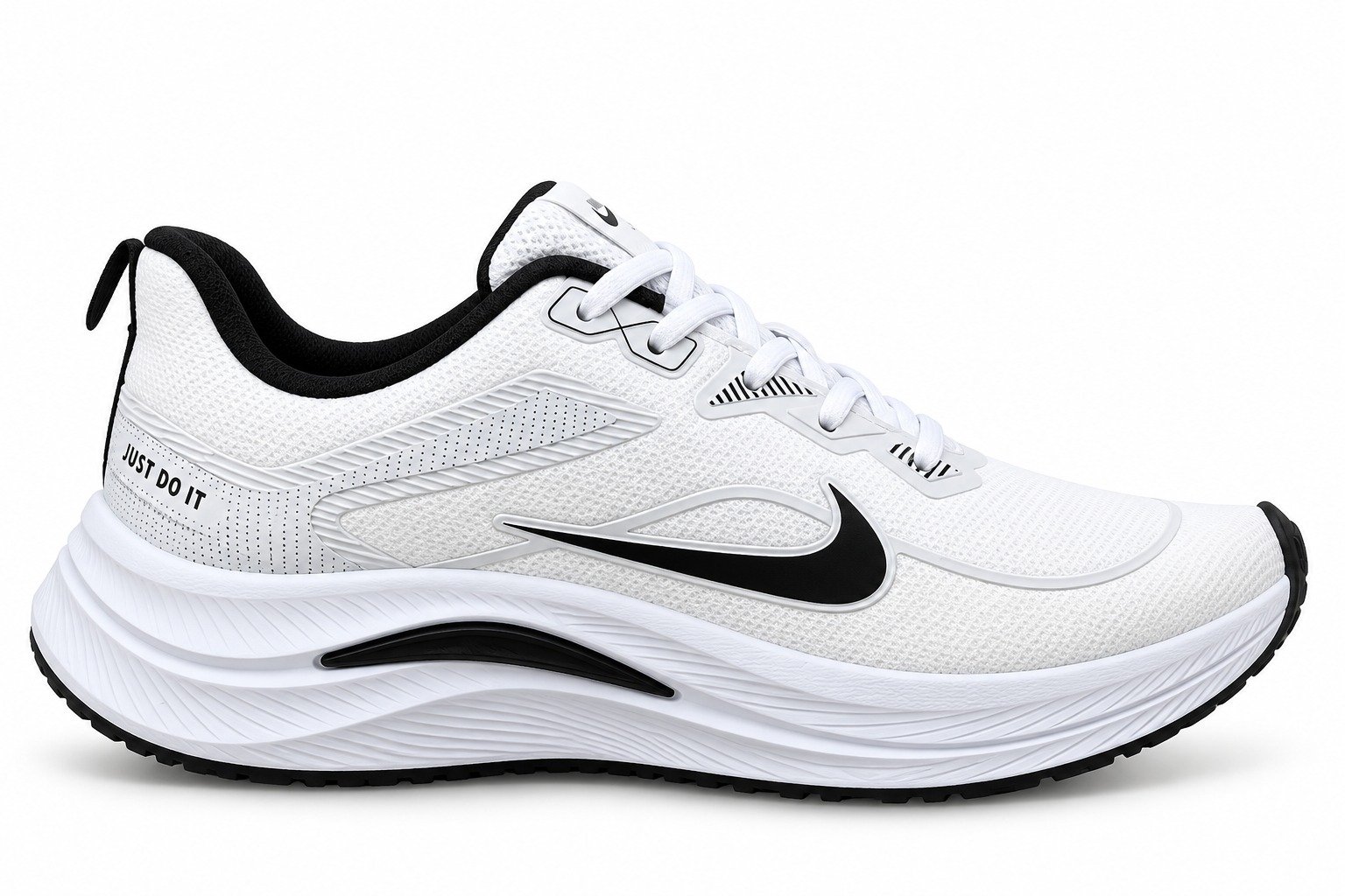 S19 JUST DO IT - Branco/preto