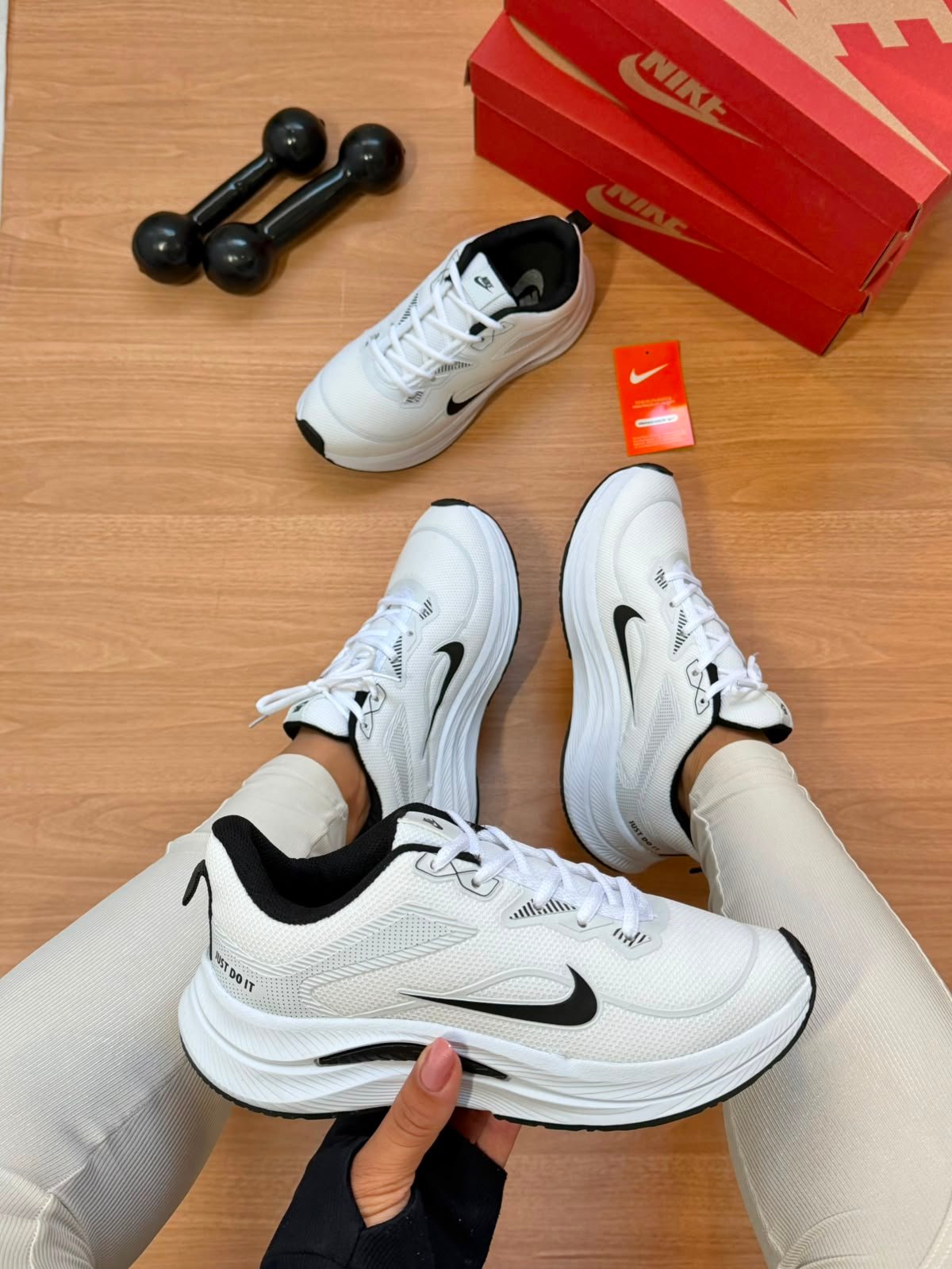 S19 JUST DO IT - Branco/preto - Imagem 2
