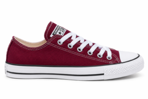 All Star Cano baixo Vinho (Vulcanizado)