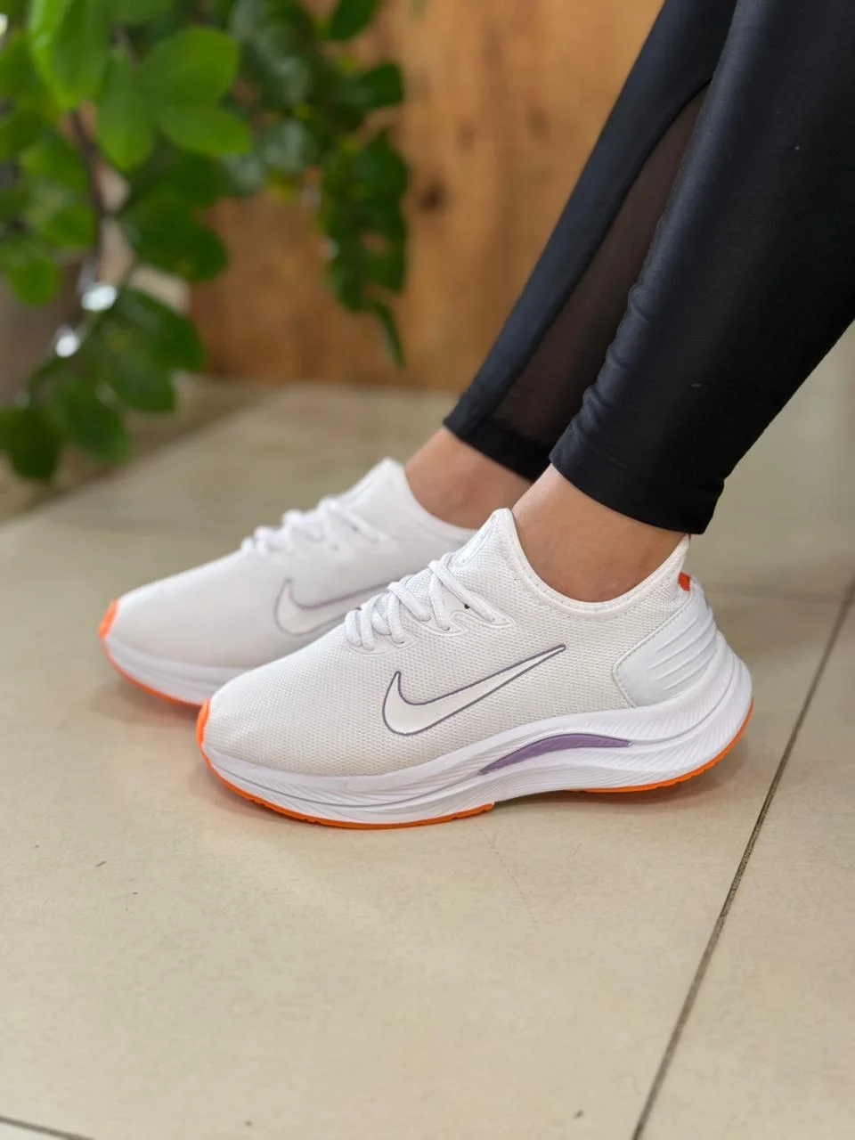 Flex Runner s17 - Branco/lilas/laranja - Imagem 3